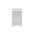 thumbnail image 6 of Water Creation Derby 24" Wood Single Bathroom Vanity in White/Chrome, 6 of 10