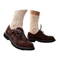 thumbnail image 3 of Men's Embroidered Suede Side-Lace Casual Shoes With Sole for Everyday, 3 of 8