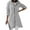 Gray, variant on HAiming Womens Zip up Long Hoodie Jacket Trendy Solid Color Long Sleeve Sweatshirts Plus Size Casual Outwear Pocket