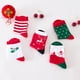 thumbnail image 2 of EeaseMX pares de calcetines navideños de algodón para niños de 1 a 3 años (paquete mixto navideño), 2 of 7