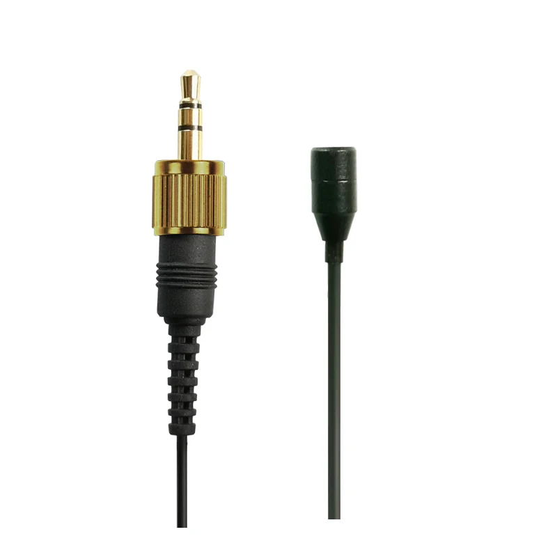 3.5mm Mini Professionne Microphone Lavalier Mic Replacement for Sennheiser G100/2/3 Wireless Audio Bodypack Transmitter