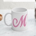 thumbnail image 3 of CafePress - M Initial Mug - 11 oz Ceramic Mug - Novelty Coffee Tea Cup, 3 of 3