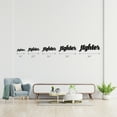 thumbnail image 4 of Fighter - Inspiring Solid Steel Home Decor Decorative Accent Metal Art Wall Sign, 4 of 6