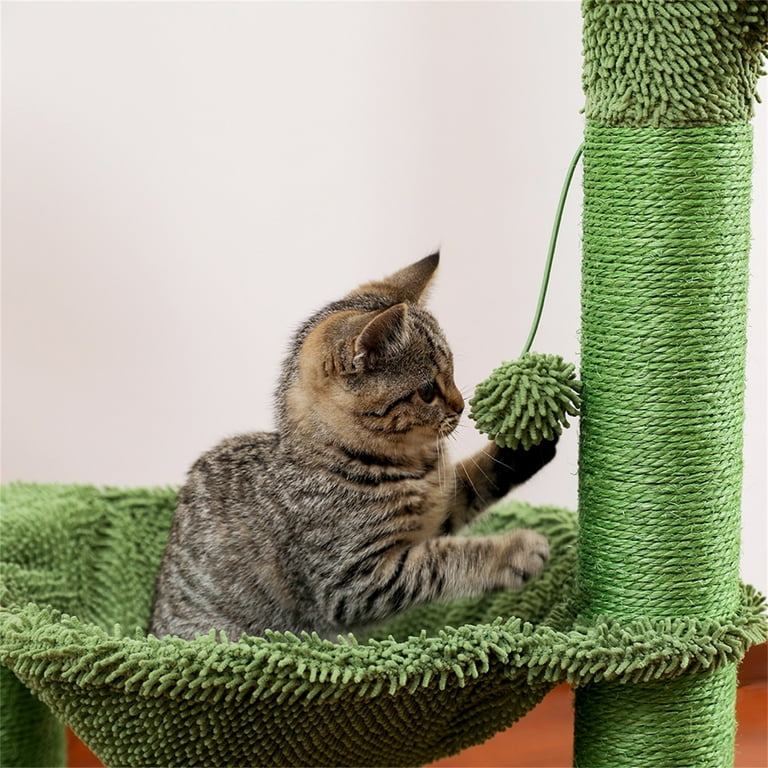 Cat Toys MADE4PETS Cactus Cat Scratcher Scratching Post With