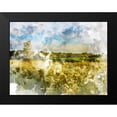 thumbnail image 2 of Young, Chamira 18x15 Black Modern Framed Museum Art Print Titled - Yellow Meadow, 2 of 5