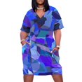 thumbnail image 2 of Vestido holgado con bolsillos azul Matisse Vestido para embarazadas vestido holgado para mujer, 2 of 7