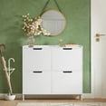thumbnail image 2 of SoBuy FSR100-W, 4 Drawers Shoe Cabinet Shoe Rack Shoe Storage Cupboard Organizer Unit, 2 of 6