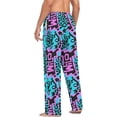thumbnail image 6 of GZHJMY Bright Graffiti Men's Pajama Pants, Soft and Comfortable Lounge Sleep Bottoms with Pockets, Men's Sleepwear with Custom Print, Medium, 6 of 7
