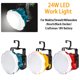 thumbnail image 2 of Luz de Trabajo LED Portátil de 24W 2400LM con Gancho para Makita/Bosch/Dewalt/Milwaukee/Black Decker/Craftsman Batería de Litio de 18V 20V, 2 of 28
