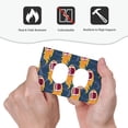 thumbnail image 4 of Kdxio Burning Rugby Balls Decorator Light Switch or Receptacle Outlet Wall Plate Decorator Wall Plate Child Safe Outlet Cover-Style S, 4 of 6
