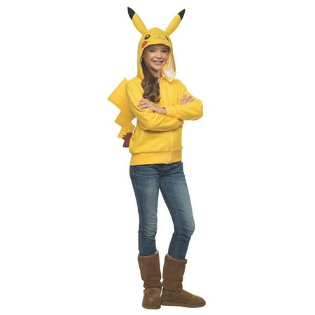Pokemon - Pikachu Hoodie with Tail - Tween