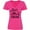 Hot Pink, variant on Inktastic Lets Cruise Women's V-Neck T-Shirt