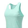 thumbnail image 4 of Babysbule Women's Sleeveless Breathable Mesh Racerback Tank Top, Quick Dry Activewear for Running, Fitness and Workout, 4 of 4