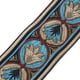 thumbnail image 3 of Cinta de costura de tela Hugo Ribete de jacquard Bordado Azul, 3 of 10