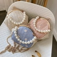 thumbnail image 2 of Shoulder Purse Mini Floral Fake Pearl Top Handle Purse Coin Bag Crossbody Bag, 2 of 10