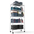 thumbnail image 5 of IVV 5 Tier Shelving Unit, NSF Certified Metal Wire Shelf, Heavy Duty Steel Utility Shelf Storage Rack Organizer 700 LBS Capacity - 30"L x 14"W x 60"H, Chrome, 5 of 10