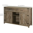 thumbnail image 2 of CoSoTower Farmhouse Bar Cabinet, Sideboards and Buffets with Doors, Wine Rack and Drawer, Storage Cabinet for Dining Room, 2 of 7