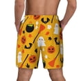 thumbnail image 3 of Kdxio Happy Halloween 3 Print Men'S Swim Trunks With Compression Liner 7 Inch Inseam Quick Dry Swim Shorts, 3 of 7