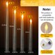 thumbnail image 2 of Velas LED sin llama tipo candelabro Tuanse 80 piezas beige 32.5/27.5/24.5/21.5 cm, 2 of 6