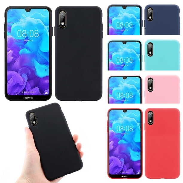 Custodia Per Huawei Y5 2018 Con Design Gatto E Farfalle - Cover Trasparente In Silicone Morbido Anti-Graffio - 2