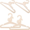 thumbnail image 1 of Percha de madera, 5 piezas, multifuncional, resistente, para ropa de bebé, perchas pequeñas extensibles para abrigos de niños pequeños, 1 of 6