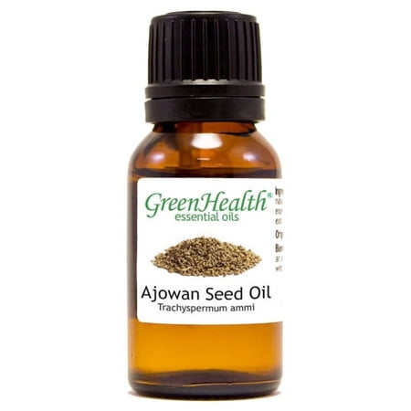 Ajowan Seed Essential Oil - 15 ml - Amber Glass Bottle w/ Euro Dropper