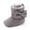 Gray, variant on Baby Boys Girls Snow Boots Toddler Winter Warm Plush Lining Boots Infant Anti-Slip Soft Walker Shoes Gray,12