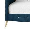 thumbnail image 5 of Castle Place Twin Velvet Upholstered Daybed with Crystal Button Tufting, Navy Blue, 5 of 8