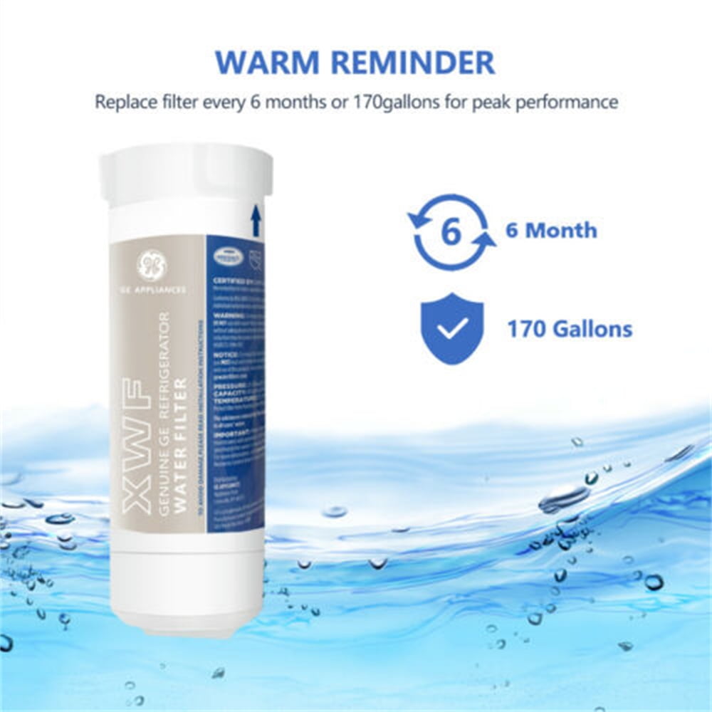 Replacement XWF Refrigerator Water Filter, Not Fit XWFE-(1Pack)
