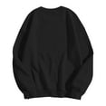 thumbnail image 4 of Women's Printed Round Neck Long Sleeved Sportswear Pullover Sweatshirt Sweatshirt Crop Sweater Womens Sweatshirt Boy Fall Hoodies Women Lined Pullover Women Athletic Sports Jackets Top Women Knit, 4 of 4