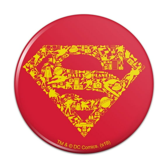Superman Superman Icons Logo Kitchen Refrigerator Locker Button Magnet