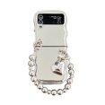 thumbnail image 1 of Funda de teléfono plegable personalizada con colgante de plata galvanizada para Samsung zflip3/4 generación zflip5/6 generación, 1 of 4