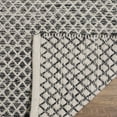 thumbnail image 4 of SAFAVIEH Montauk Vaughn Geometric Cotton Area Rug, Black/Ivory, 8' x 8' Square, 4 of 8