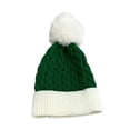thumbnail image 1 of Gorro navideño Yuyangstore gorro de punto cálido y transpirable verde, 1 of 8