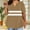 2-Brown, variant on Xdegoge Dressy Tshort Sleeve Tops Short Sleeve Tops Plus Size Black 3X V Neck Tunic Blouses T Shirts Graphic Solid Fashion Oversized Gym Shirt Promociones De Walmart