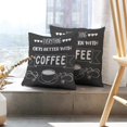 thumbnail image 6 of LALILO Throw Pillow Covers Blackboard With Quote Coffee Chalkboard Cushion Cover 18" x 18", 1391 Pack, 6 of 6