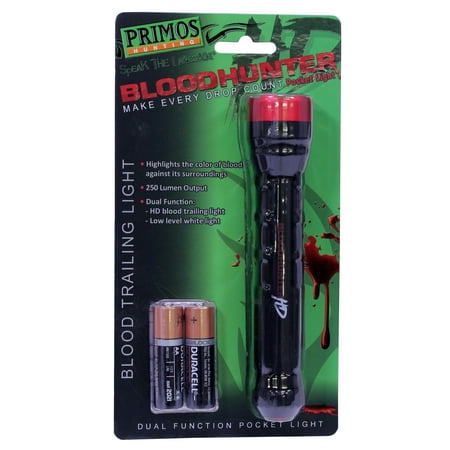 - Primos BloodHunter 61108 Blood Tracking HD Pocket Flashlight