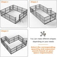 thumbnail image 4 of AEGFKDDog Playpen - 32" Height Dog Pen, Heavy Duty Puppy Pen with Door, Safe & Sturdy, Easy Assemble for Indoor/Outdoor Pet Playpen (6 Panels with Door, Black), 4 of 9