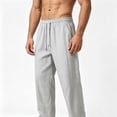 thumbnail image 4 of Frnrwgo Mens Mesh Quick Dry Pants Loose Fit Breathable Cooling Lightweight All-Match Casual Trousers for Summer Outdoor, 4 of 5