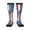 3 Black, variant on Women's Knee High Socks Thin Blue Line Police Officer Flag Outdoor Casual Tube Socks