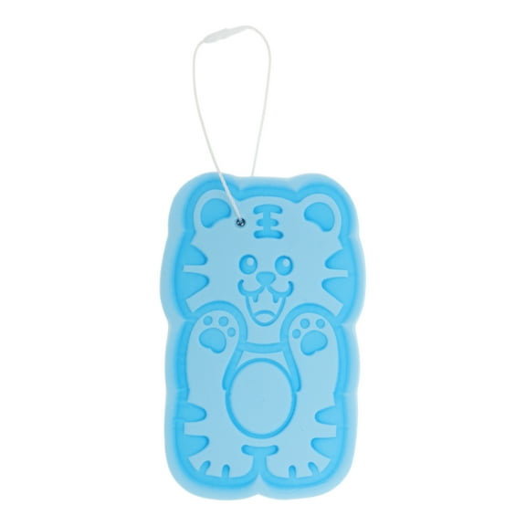 Unique Bargains 1 Pc Cartoon Bath Brush Body Scrubber for Bathroom 4.33"x2.56"x0.79" Blue