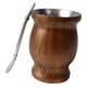 thumbnail image 5 of Juego de tazas para Yerba Mate, aislamiento térmico, regalo, portátil, para té y café Marrón, 5 of 6