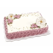 Ruffles & Roses Sheet Cake