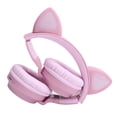 thumbnail image 4 of Auriculares De , Uso Cómodo De Lindos Auriculares Con Orejas De Gato Fáciles De Transportar Con Micrófono Para Música Para El Juego, 4 of 7