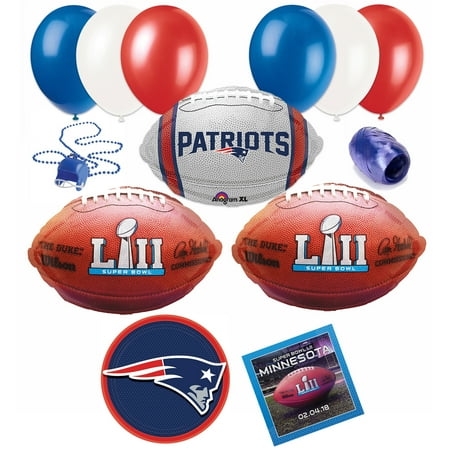 New England Patriots Super Bowl 53 Decoration 35pc Football Party