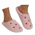 thumbnail image 3 of YAYUBA Slippers for Women Cozy Slippers With Fashion Print For Indoor Home Wear Winter Warm Shoes Soft Comfortable Valentines Day Gifts for Her, 3 of 8