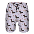 thumbnail image 3 of Goofa Dachshund Dog Printed Mens Swim Trunks Summer Quick Dry Short Beach Swimwear Bathing Suits-3X-Large, 3 of 9