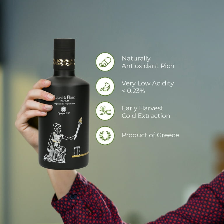 Laurel & Flame Gourmet Cooking Olympia PGI Extra Virgin Olive Oil