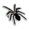 thumbnail image 2 of PinMart's Black Spider Halloween Holiday Enamel Lapel Pin, 2 of 3