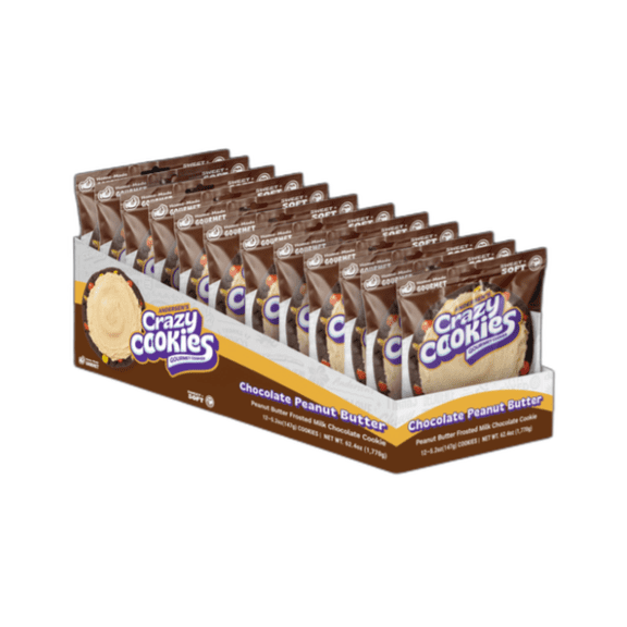 Andersen's Crazy Candy Cookies - Chocolate Peanut Butter; 12-pack; 5.2oz cookie; shelf stable